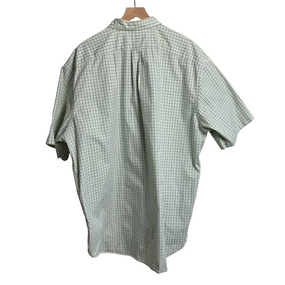 Ralph Lauren Mens Classic Fit Plaid Shirt 2XLT Short Sleeve Casual Button Down - Picture 6 of 6